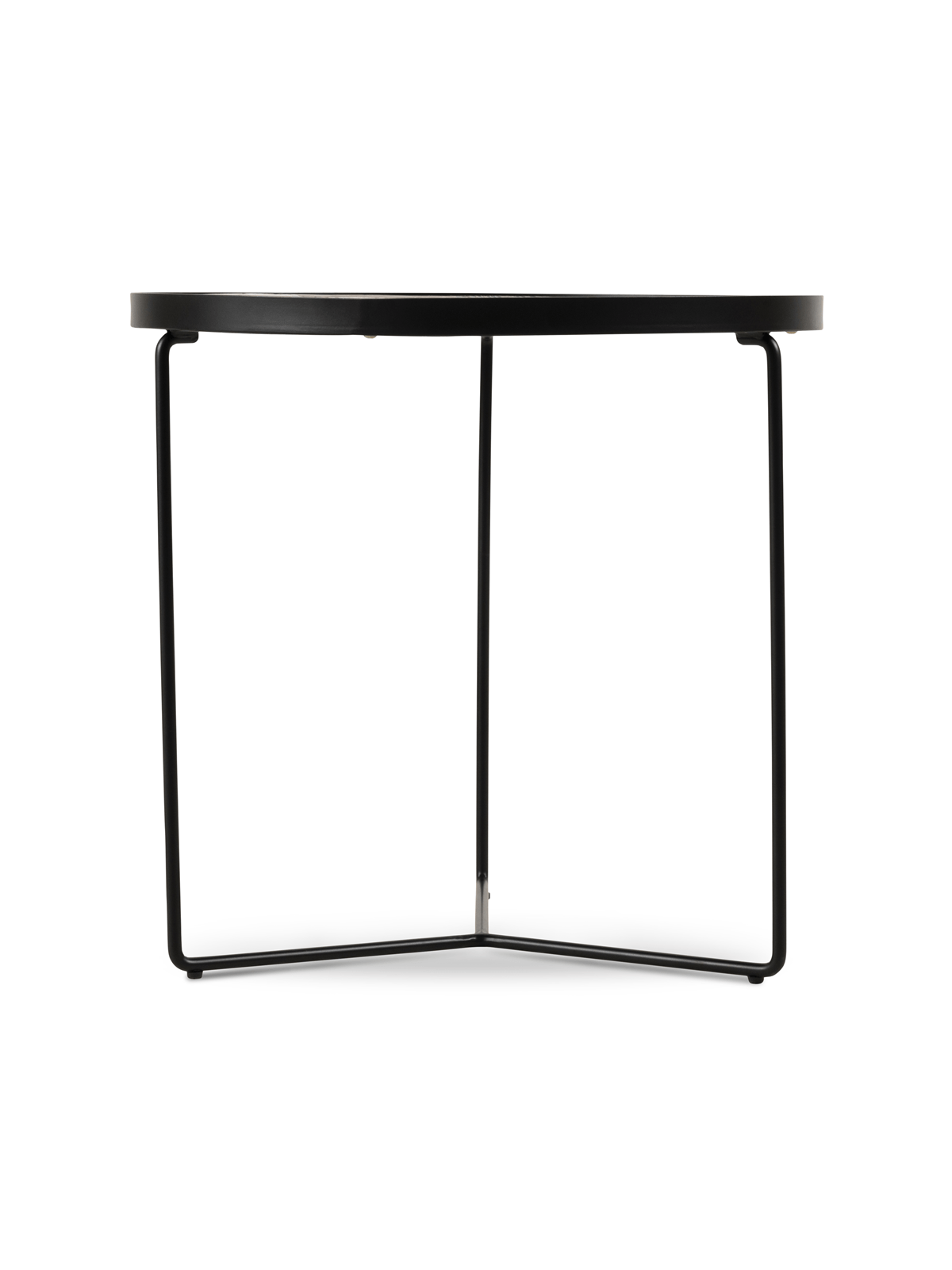 parque side table brown & black