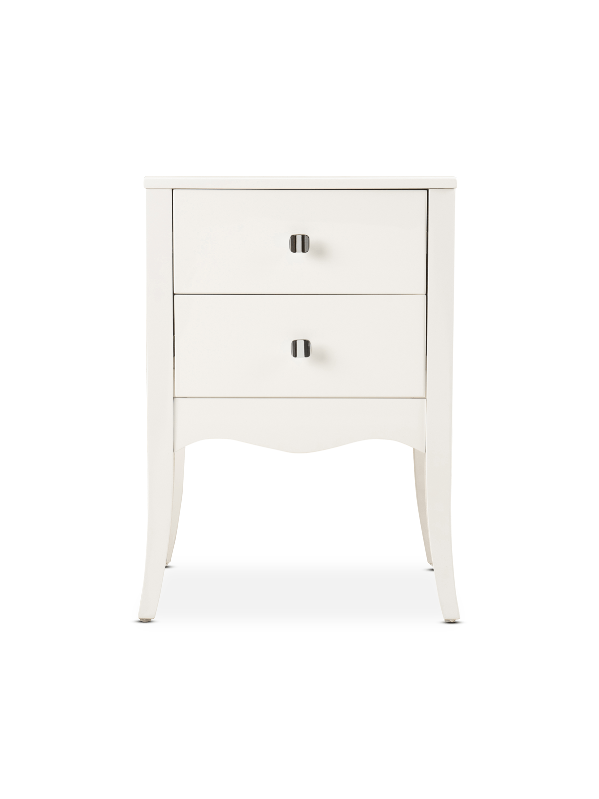 Scarlet Pedestal White Lacquer
