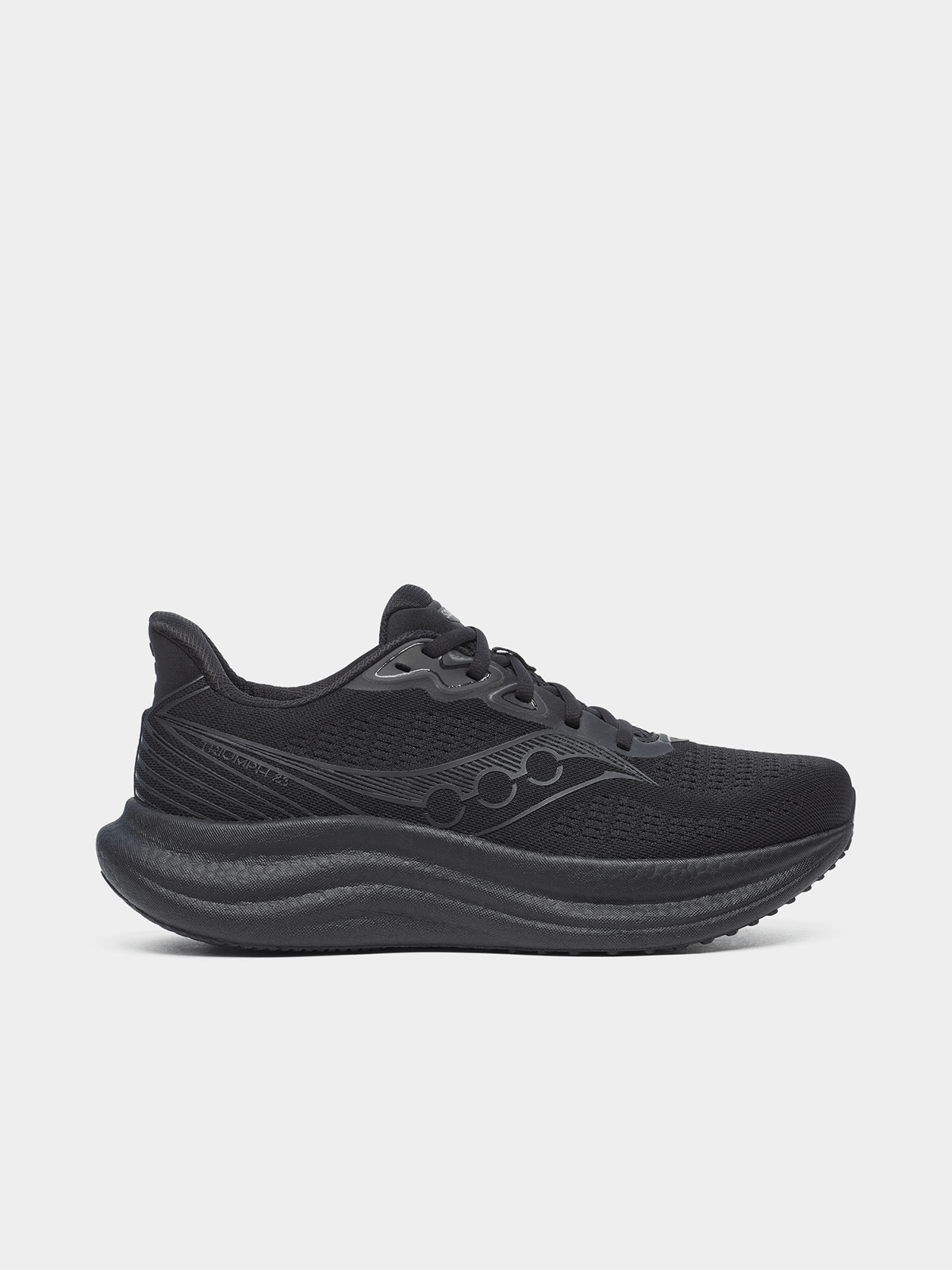 Saucony Mens Triumph 23 Black Running Shoes