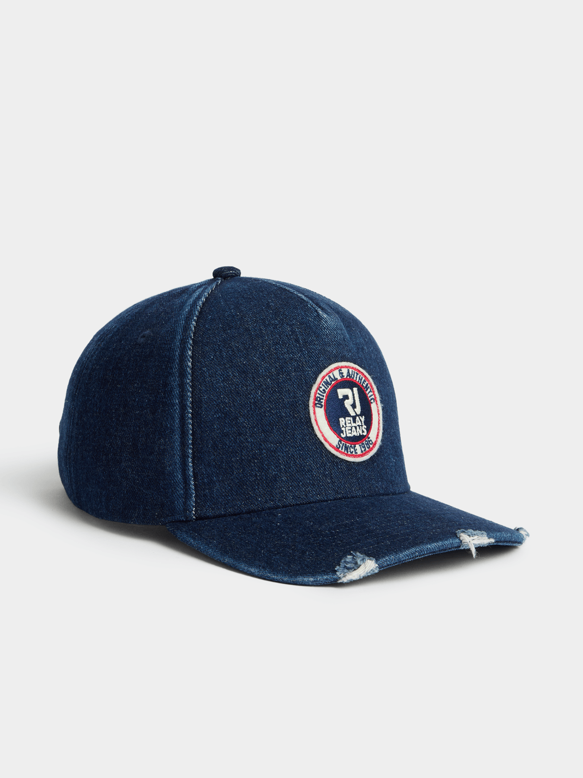 Relay Jeans Men's Distressed Denim Cap