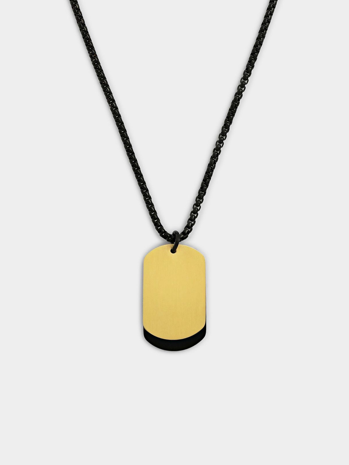 Stainless Steel Double Dog Tag Pendant