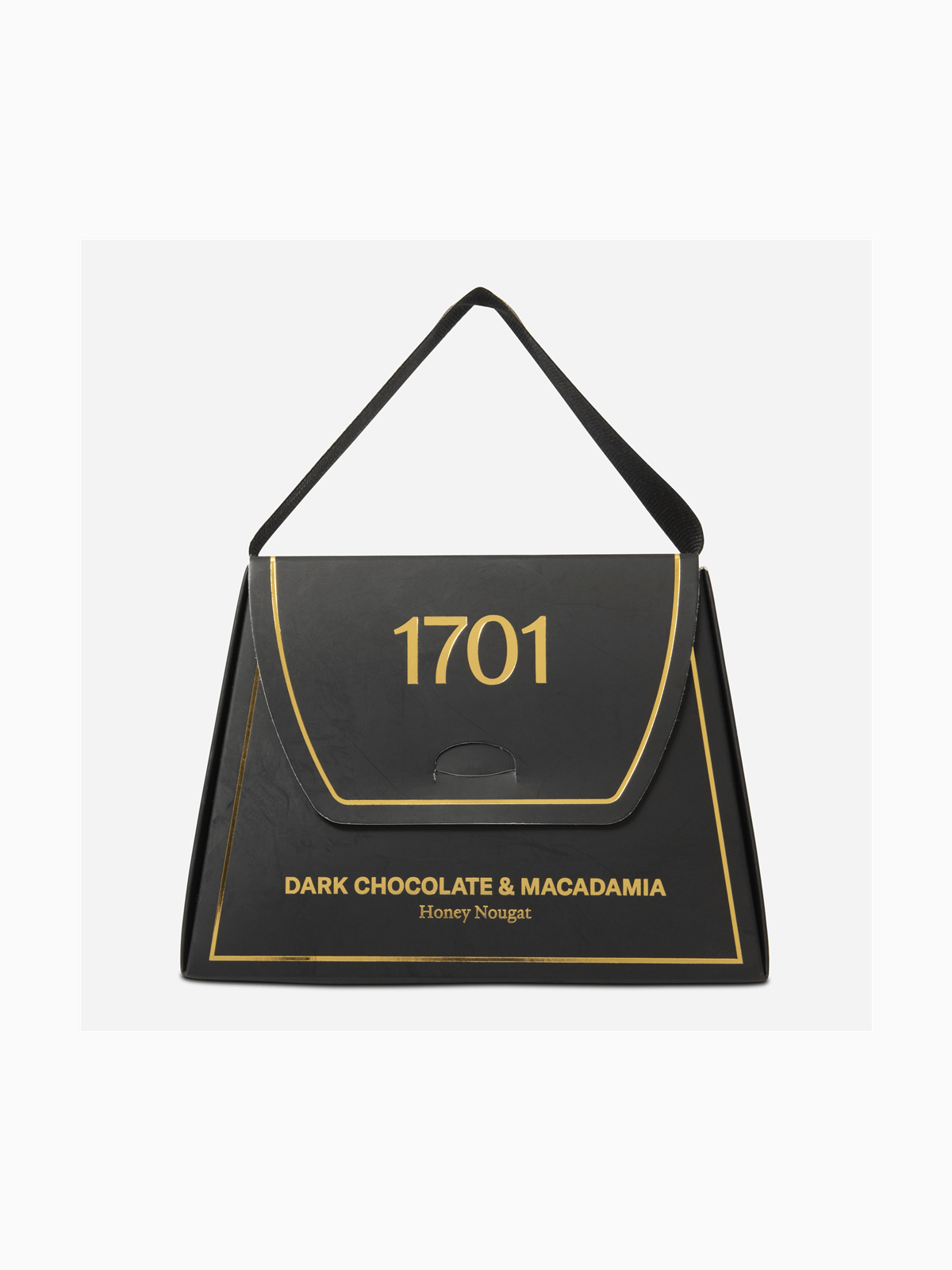 1701 Dark Choc Macadamia Nougat Handbag 140g
