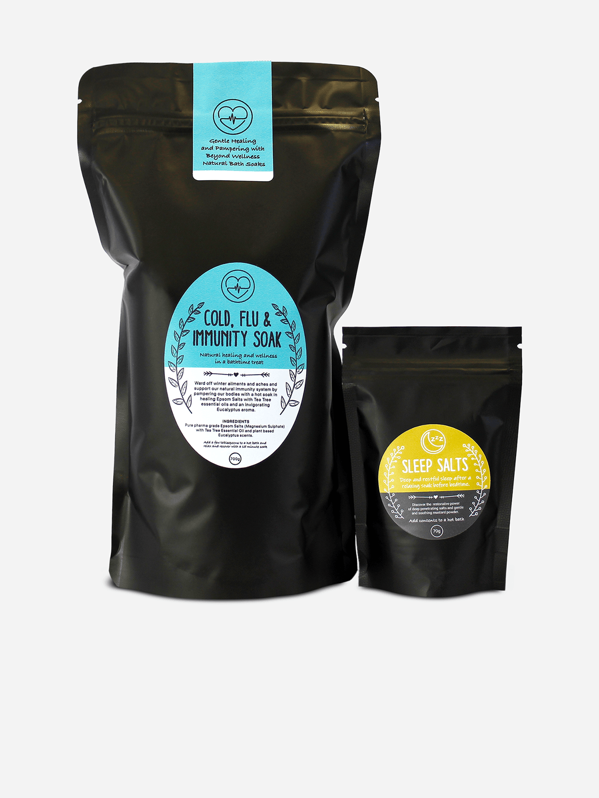 Beyond Wellness Healing Cold & Flu Plus FREE Mini Sleep Pouch