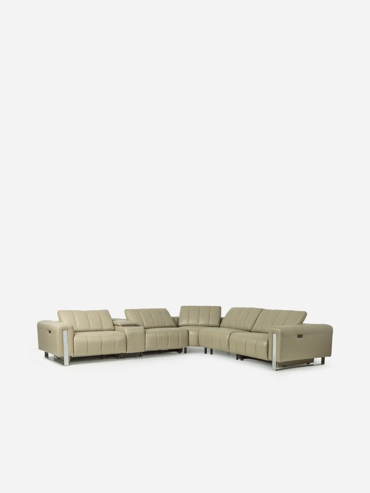 Mellow Motion Full Corner Leather Taupe