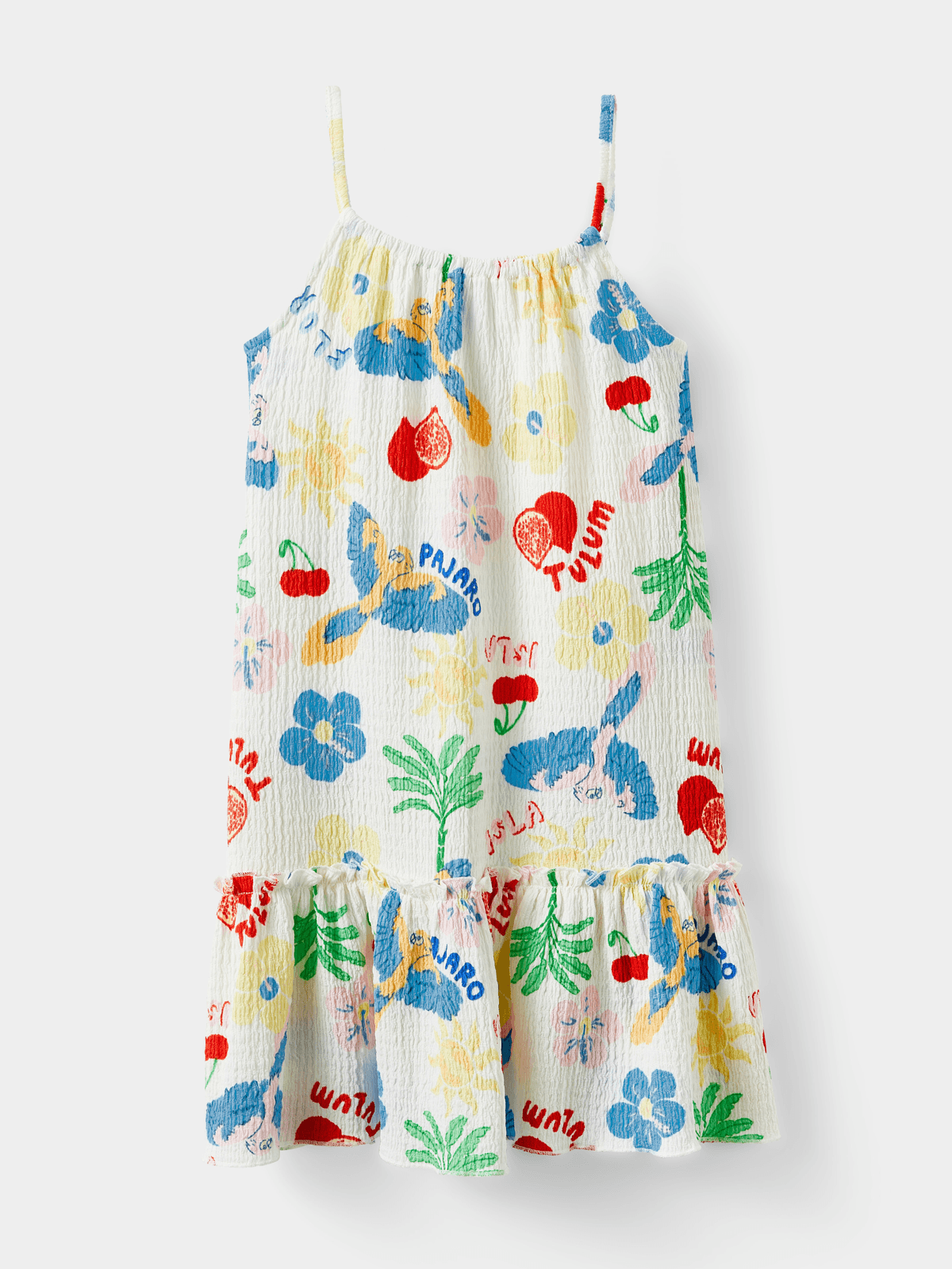 Cotton On Kids Girl White Hallie Tiered Dress
