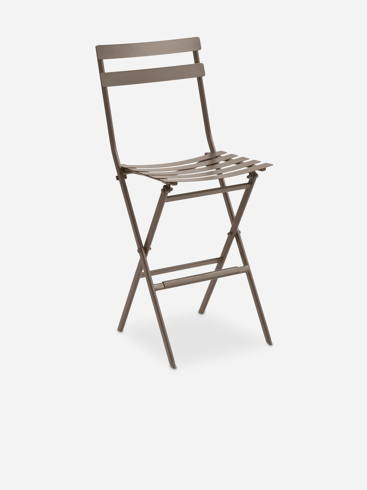 Self Assembly Hesperide Outdoor Folding Bar Chair Grey
