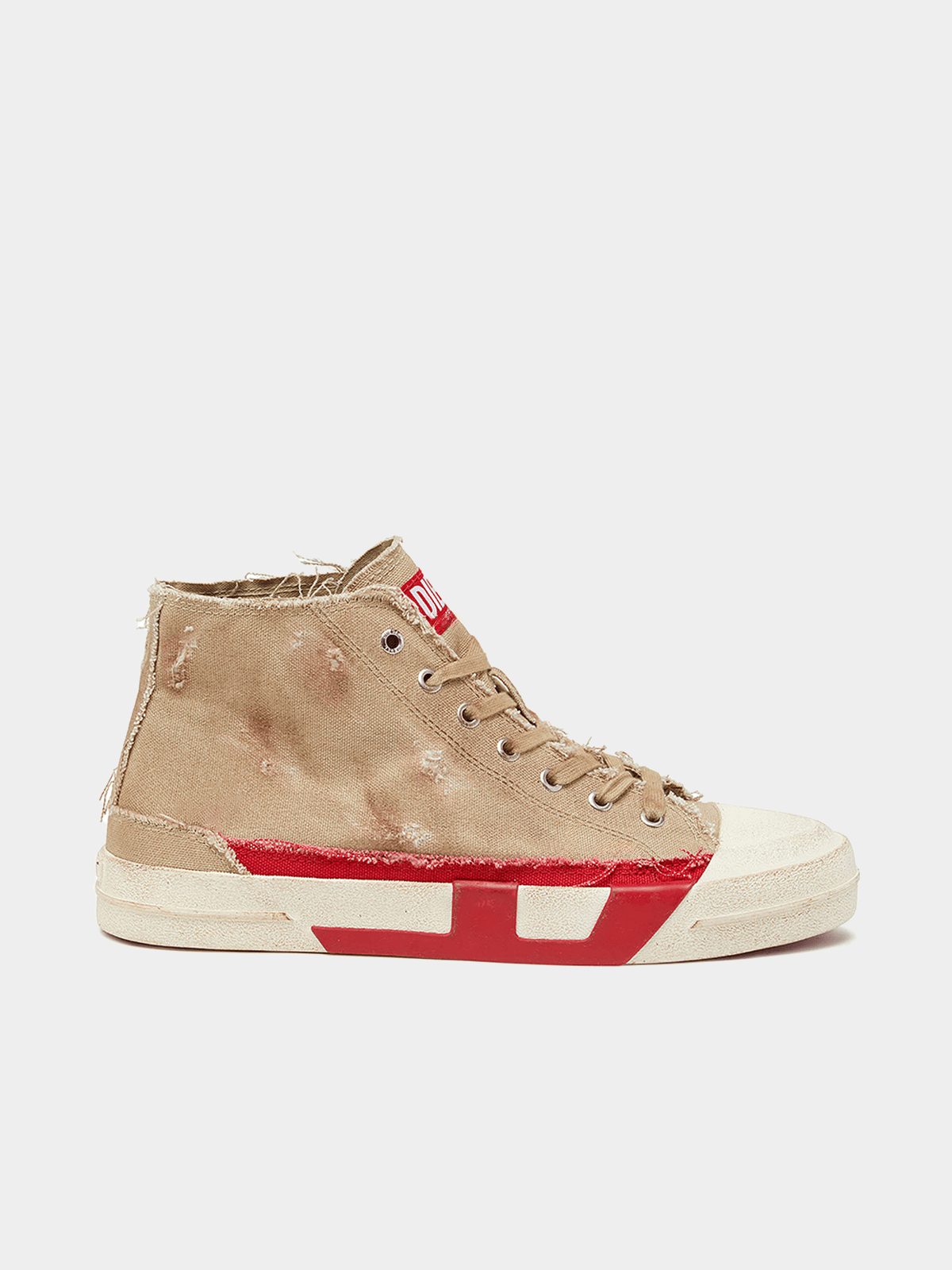Men's Diesel S-D-Verse Mid Ii Brown Sneakers