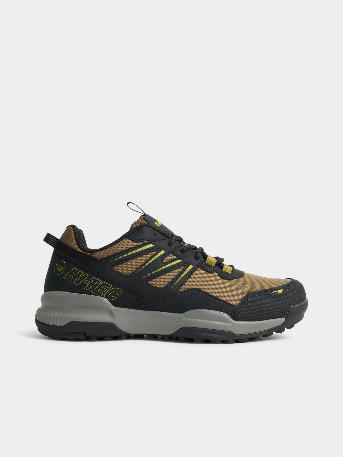 Hi-Tec Mens Tempest Olive Trail Running Shoes