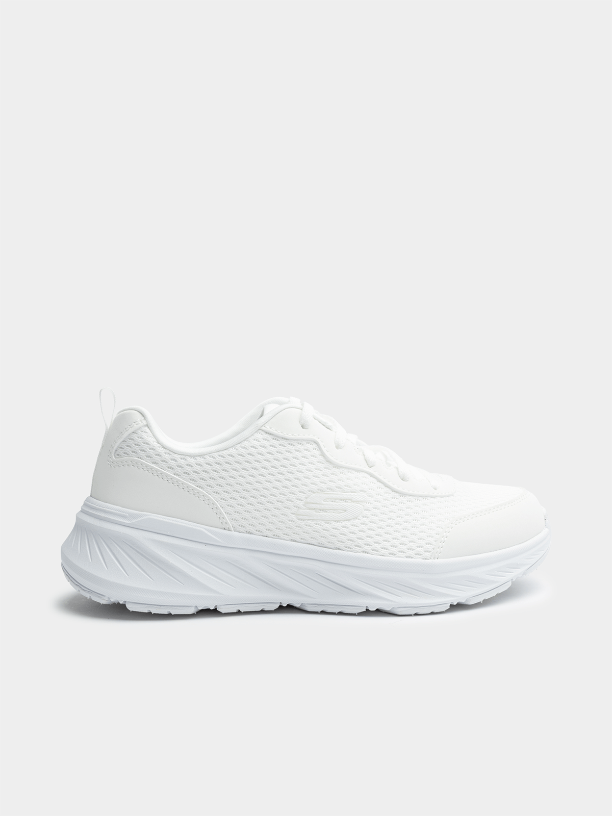 Junior Skechers Edgeride White Sneakers