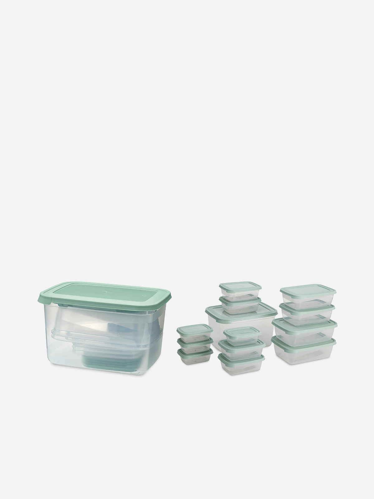 Excellent Houseware Storage Boxes Set 13Pcs Green