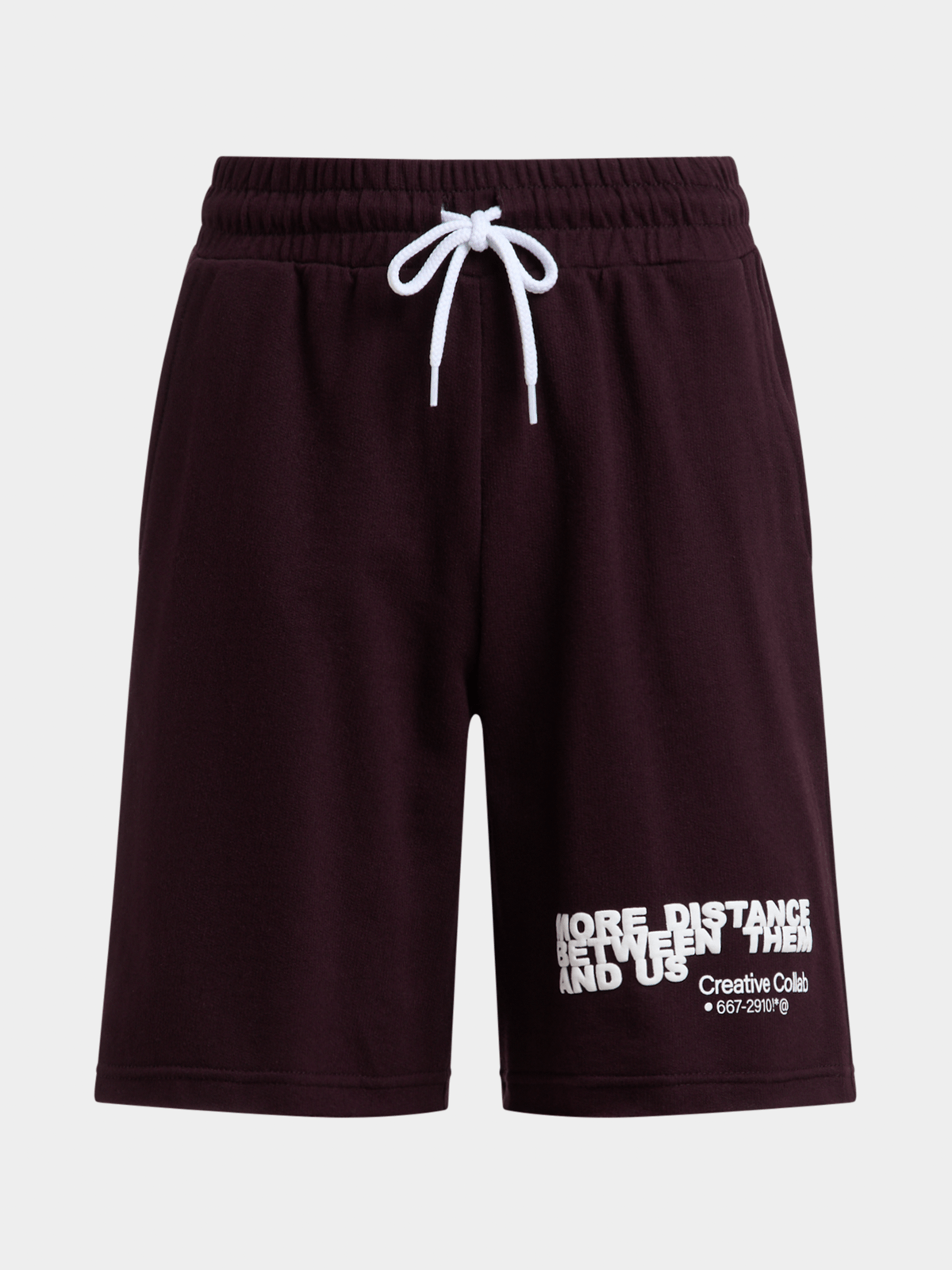 Jet Teen Boys UB Fleece Burgundy Shorts
