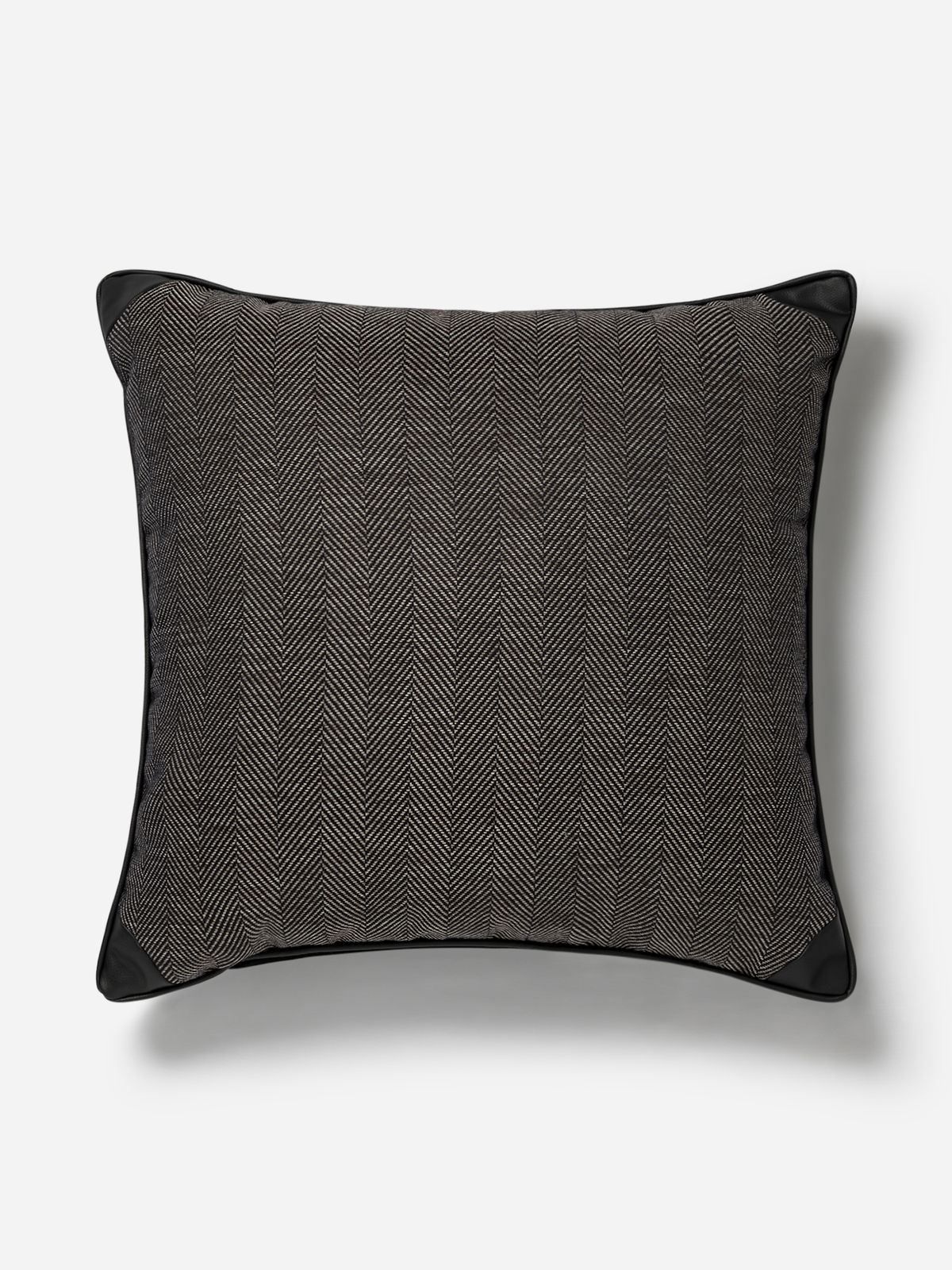 Chevron Scatter Cushion Black 55x55cm