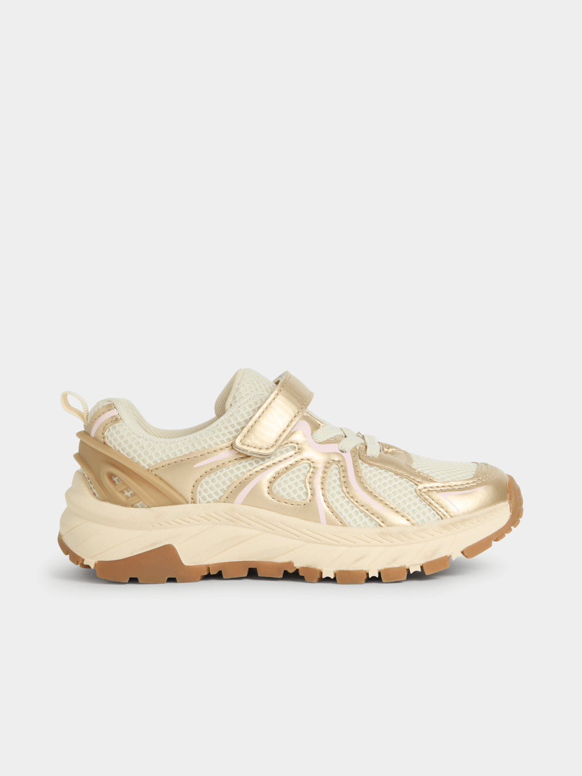Exact Younger Girl's Gold Colourblock Sneakers