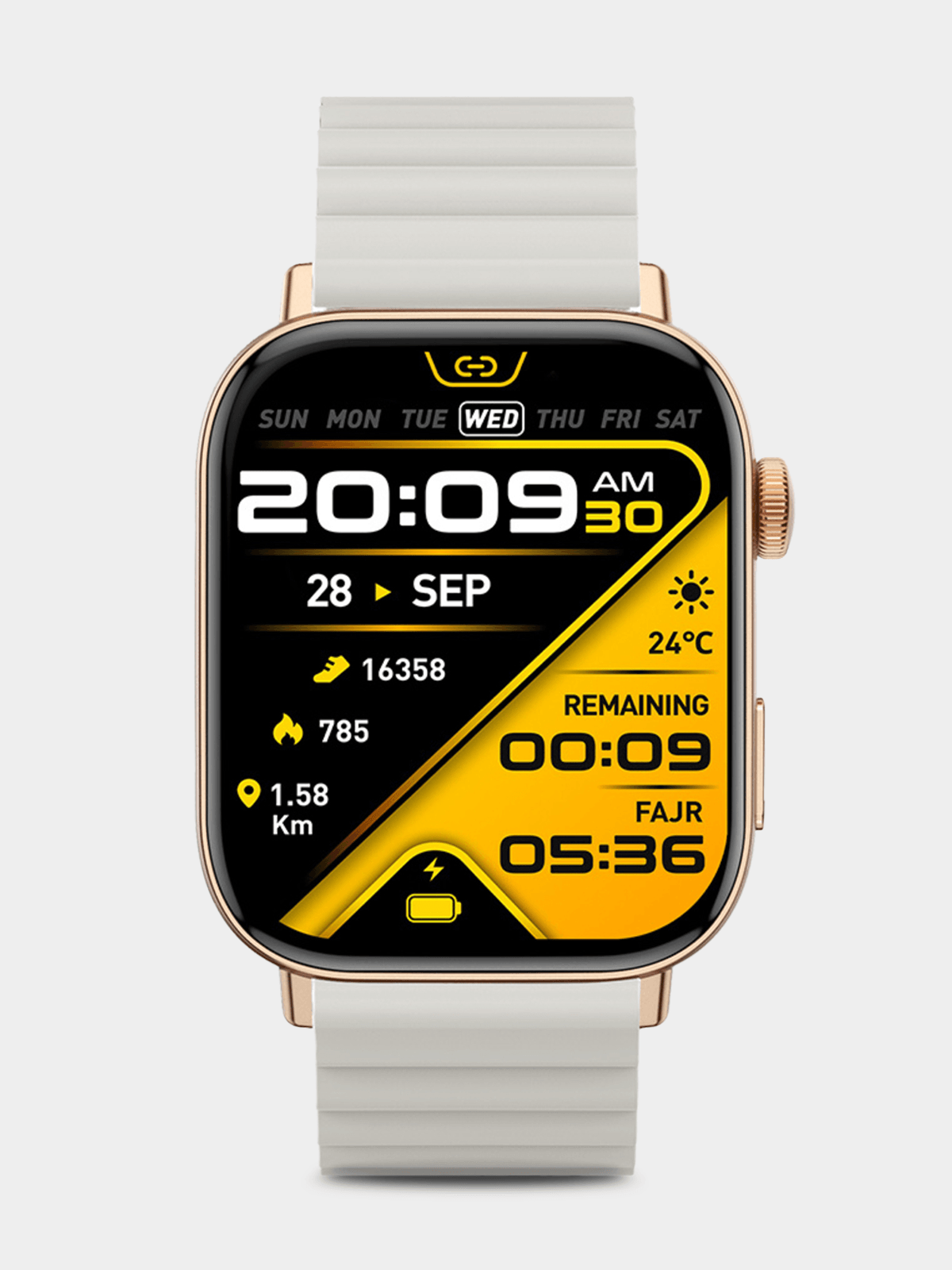 Colmi C8 Max Grey Silicone Smart Watch