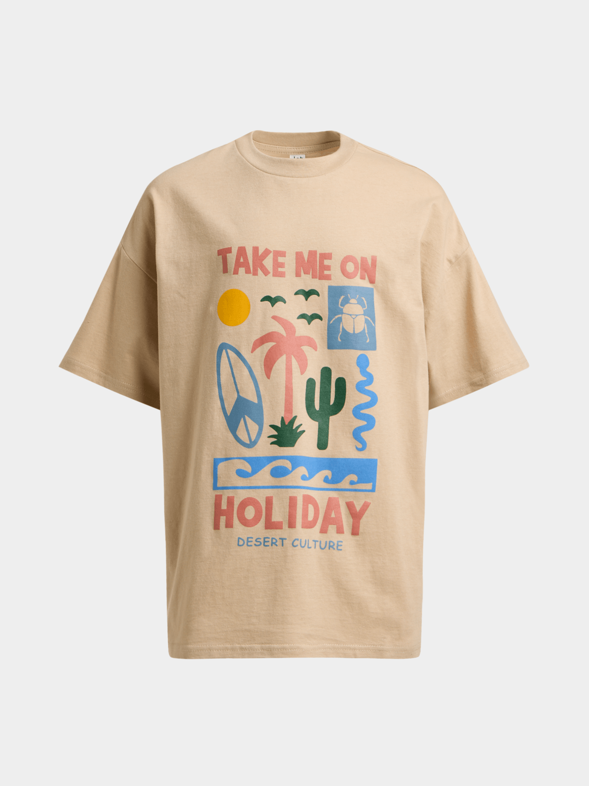 Jet Older Boys Hazelnut Graphic T-Shirt