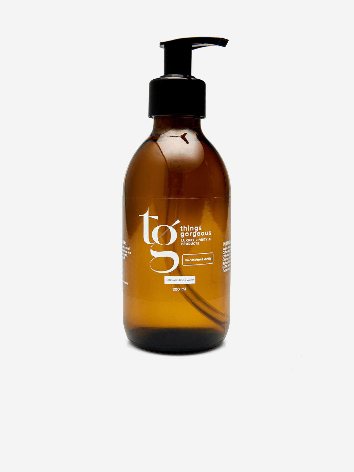 Things Gorgeous Hand & Body Wash French Pear And Vanilla