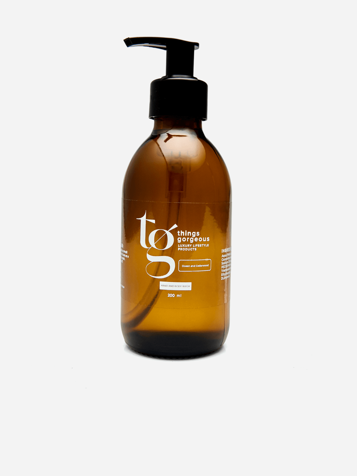 Things Gorgeous Hand & Body Wash Ocean And Cedarwood