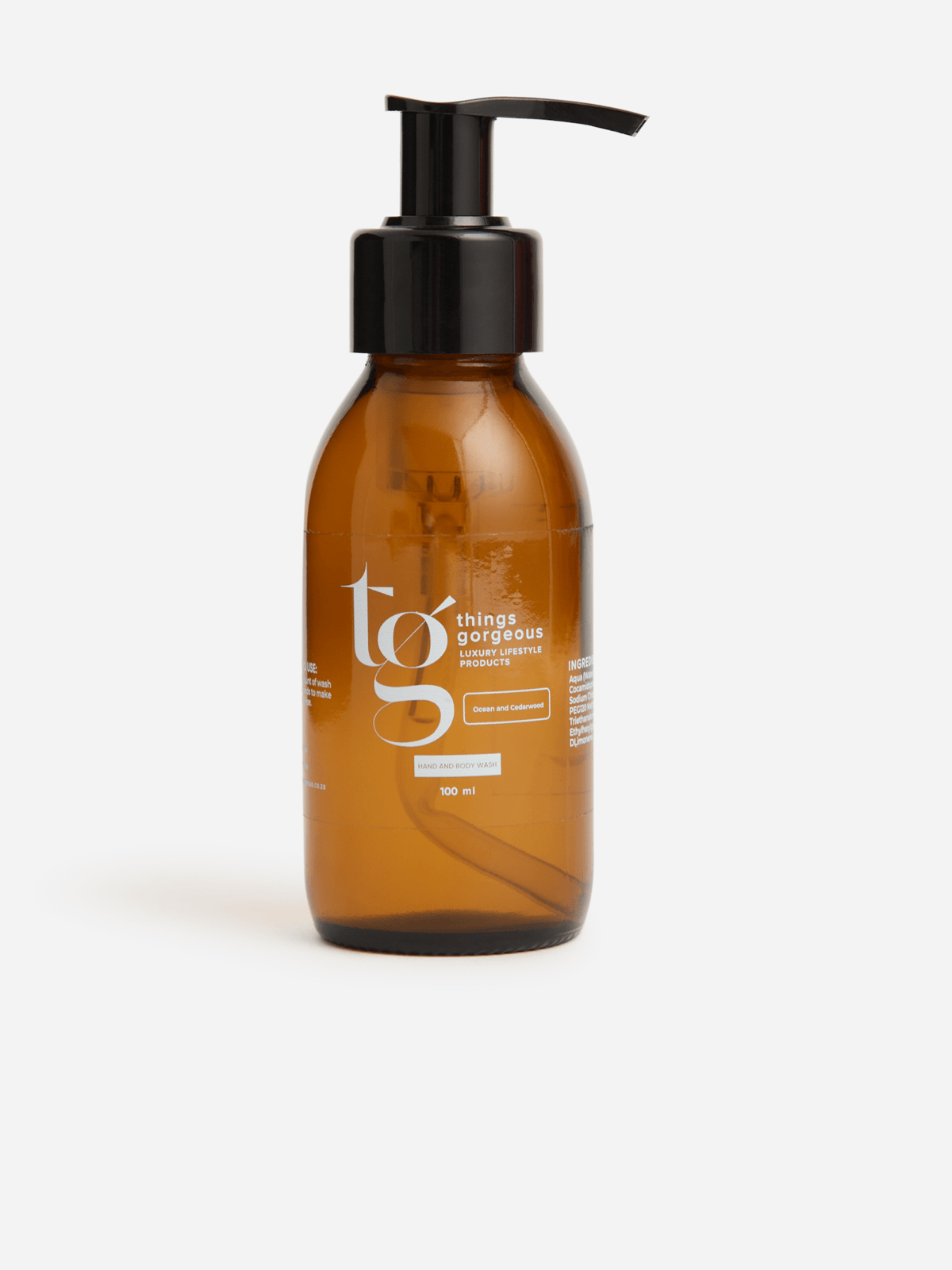 Things Gorgeous Hand & Body Wash Ocean And Cedarwood