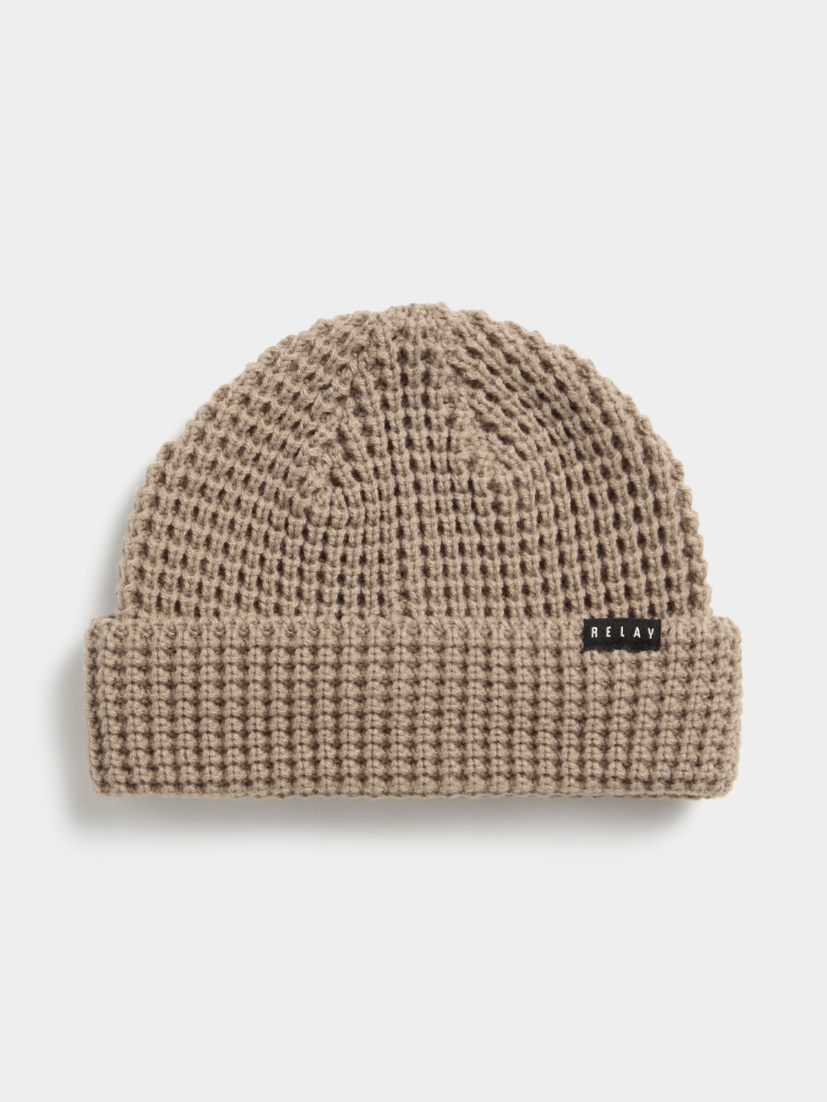 Relay Jeans Men's Waffle Taupe Beanie
