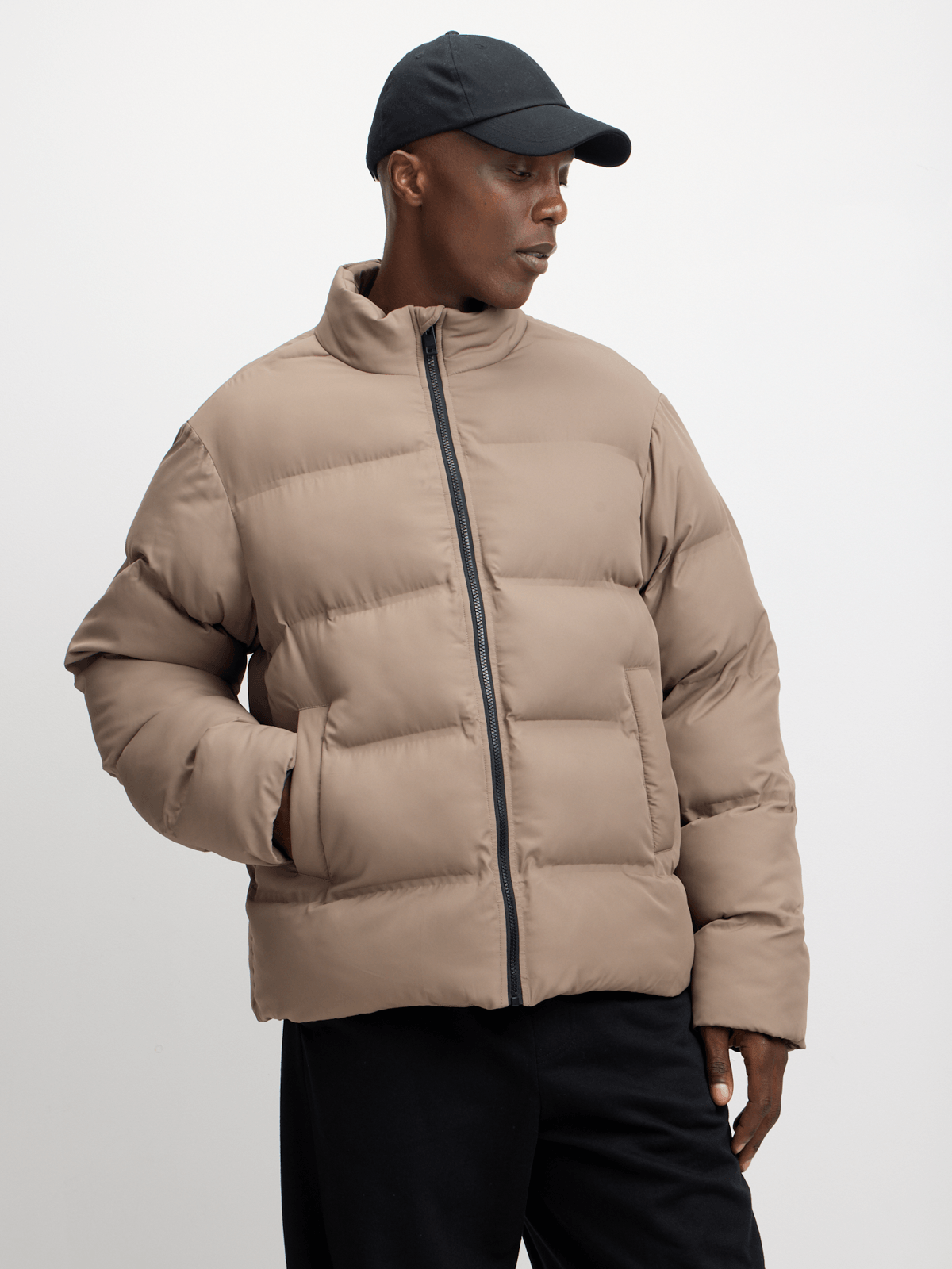 Exact Men's Natural Puffer Jacket
