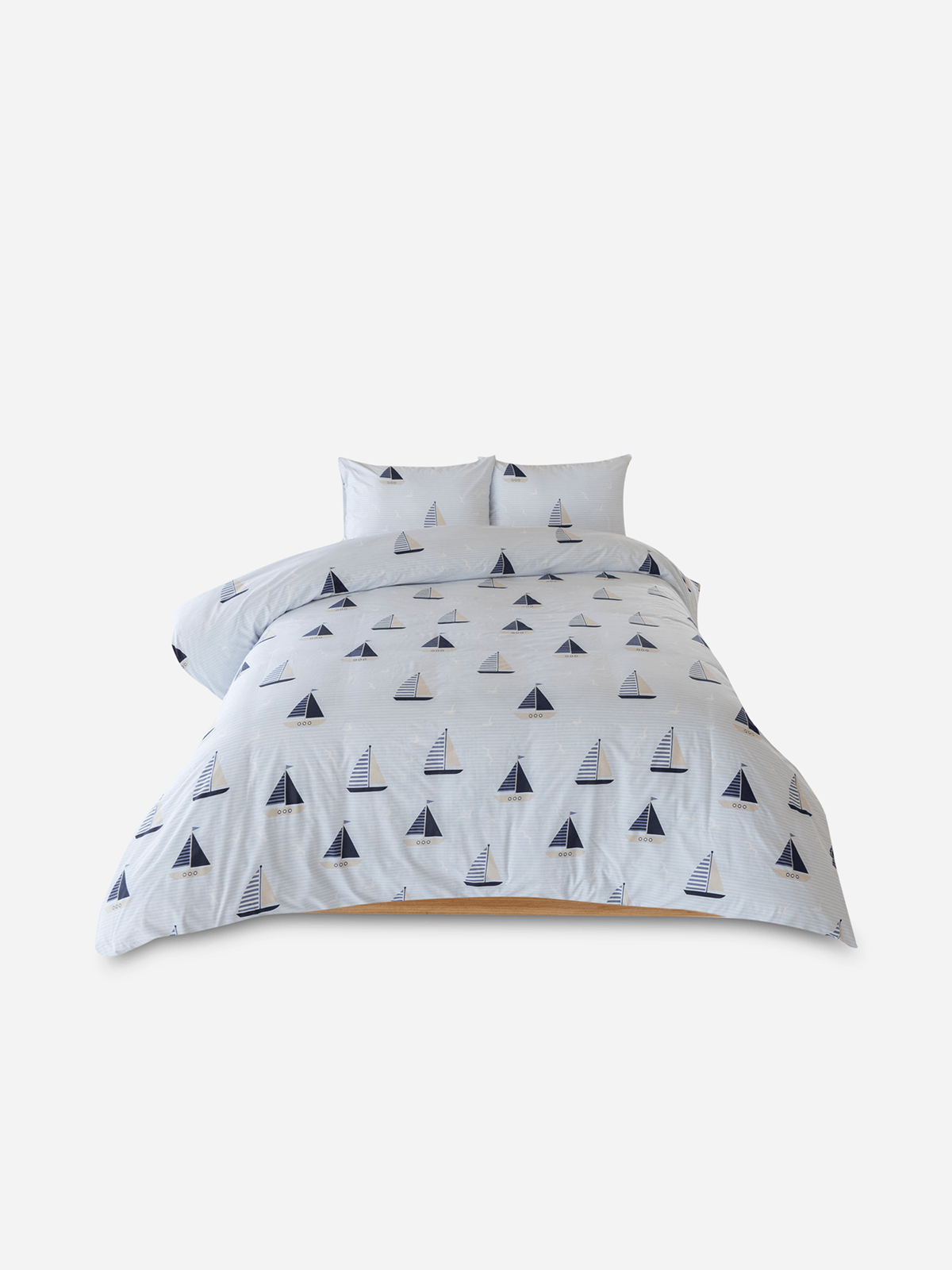Volpes Sailaway 144TC Blue Duvet Cover Set