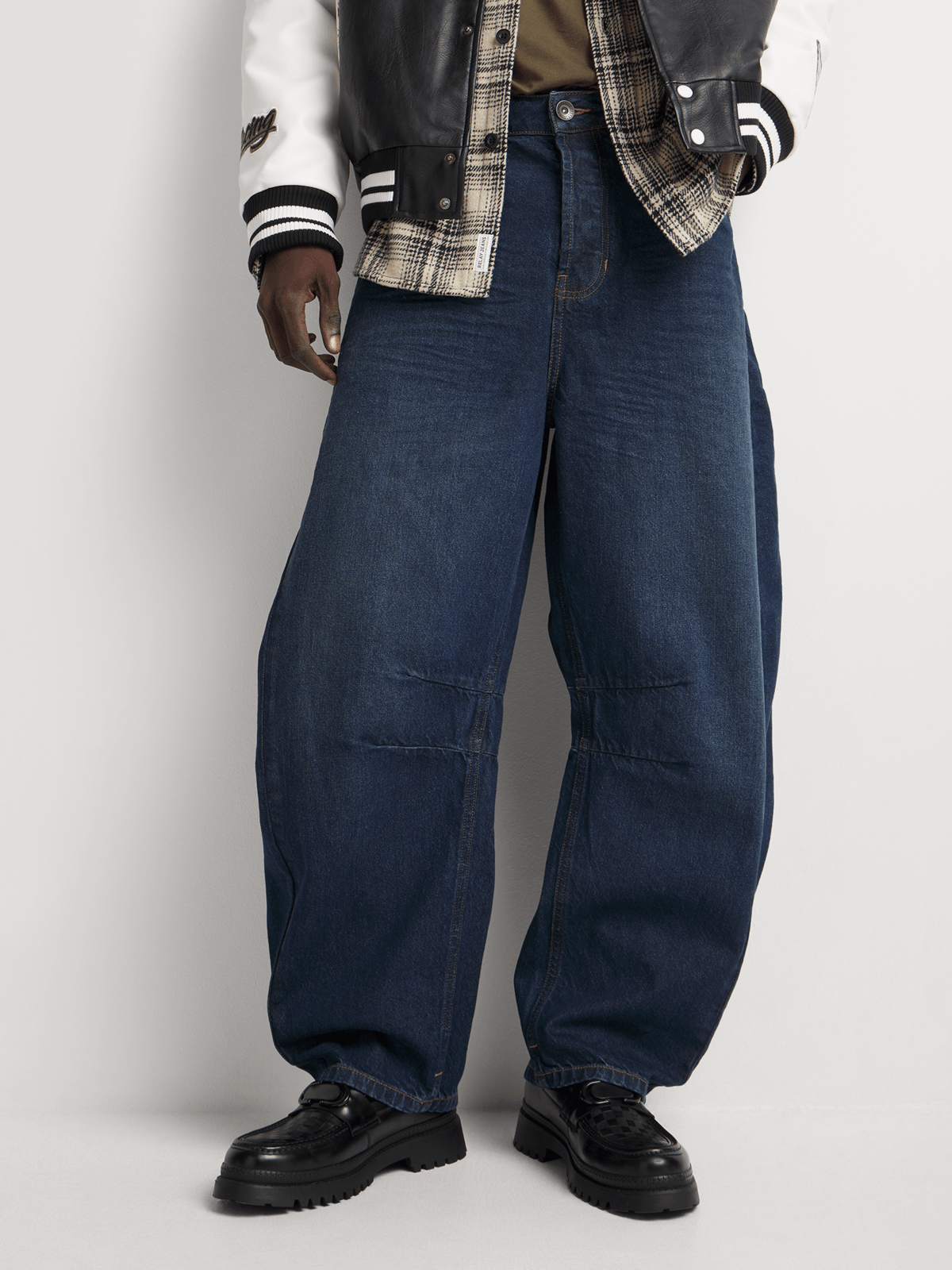Relay Jeans Men's Barrel Indigo Denim