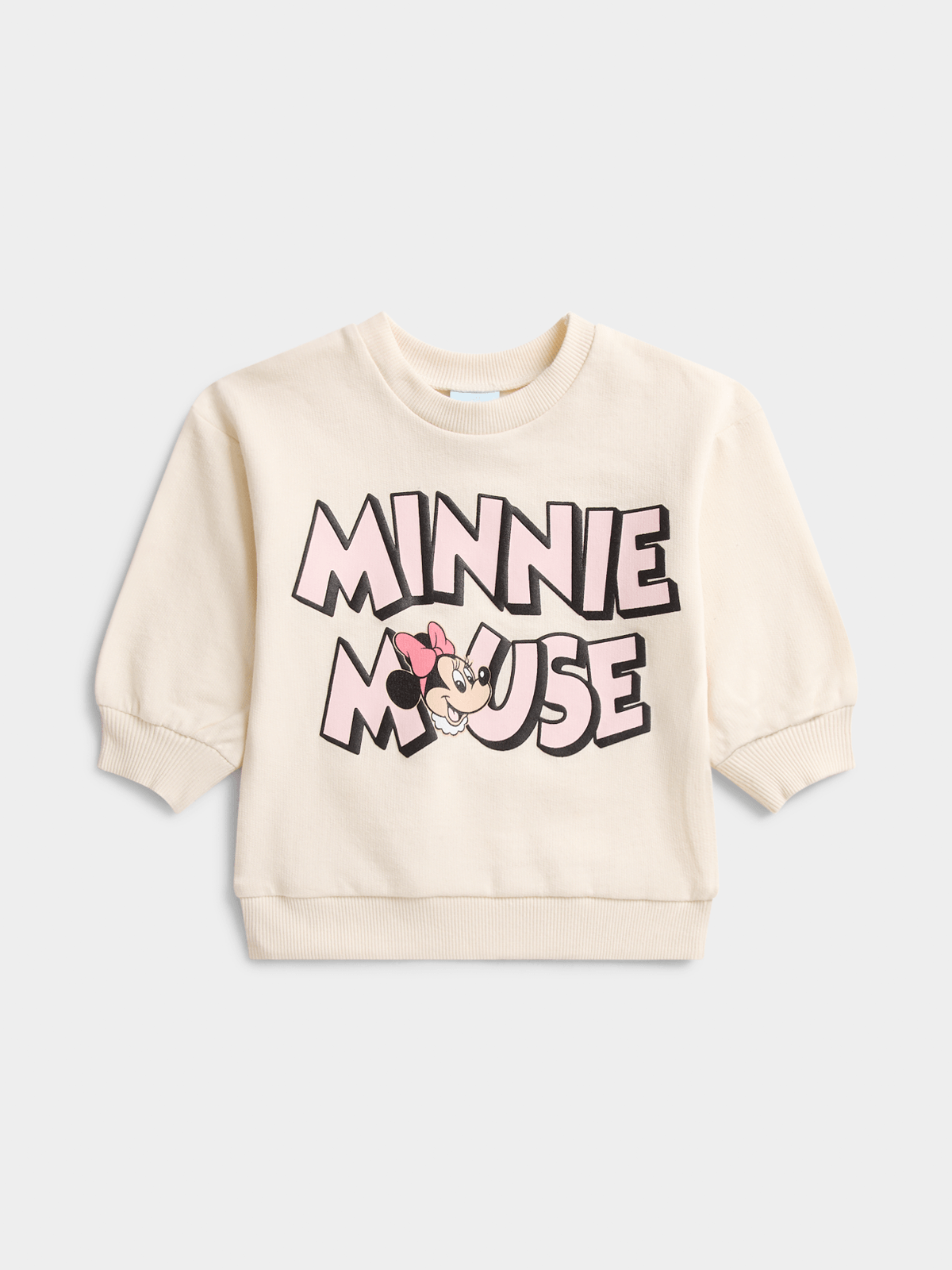 Jet Toddler Girls Ecru Minnie Mouse Active Top