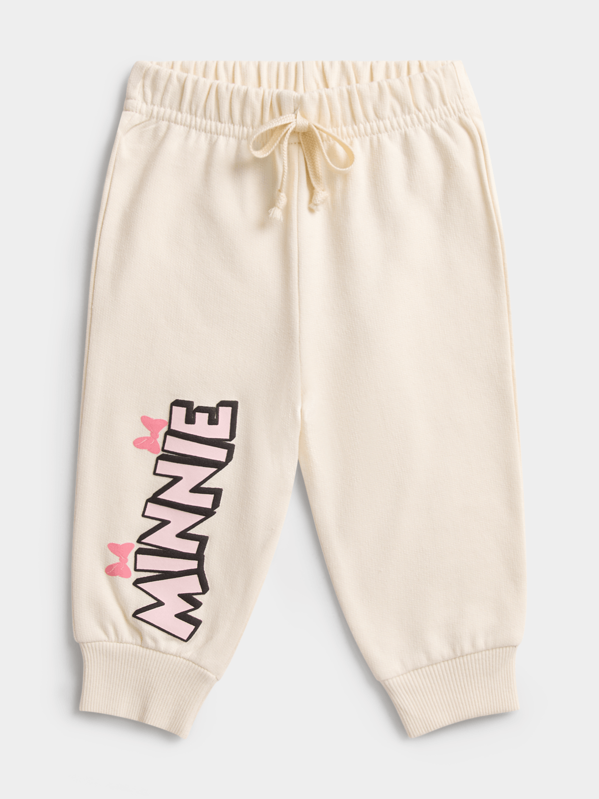 Jet Toddler Girls Ecru Minnie Mouse Active Bottoms
