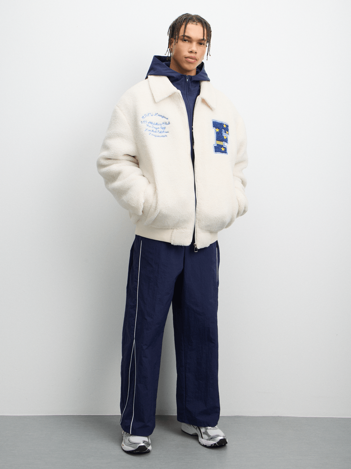 The FIX Men's Milk Borg Jacket