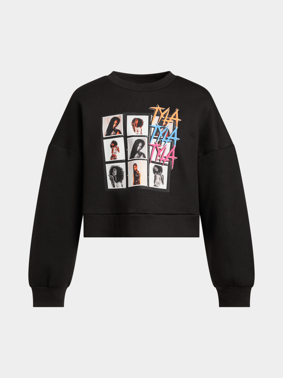 Jet Teen Girls Black Tyla Crop Top