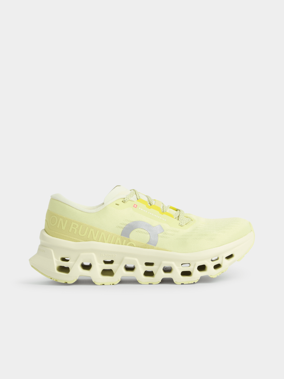On Womens Cloudmonster 3 Limelight Running Shoes