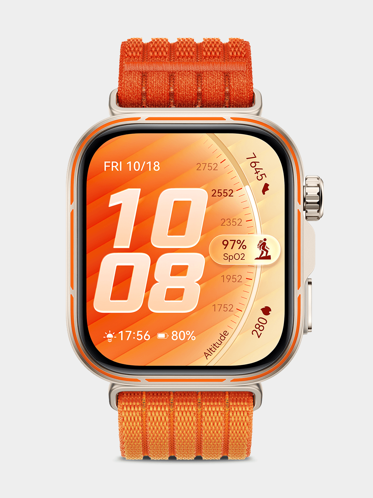 Huawei Watch Fit 5 Pro Golf Orange Smart Watch