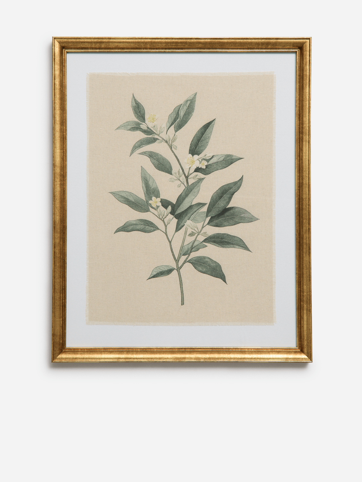Jet Home Vintage Leaf Wall Art 40x50cm