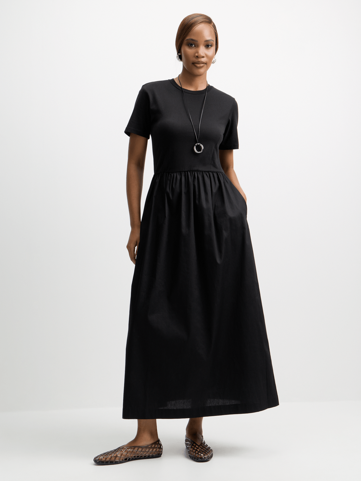 Exact Women's Black Combo Dress