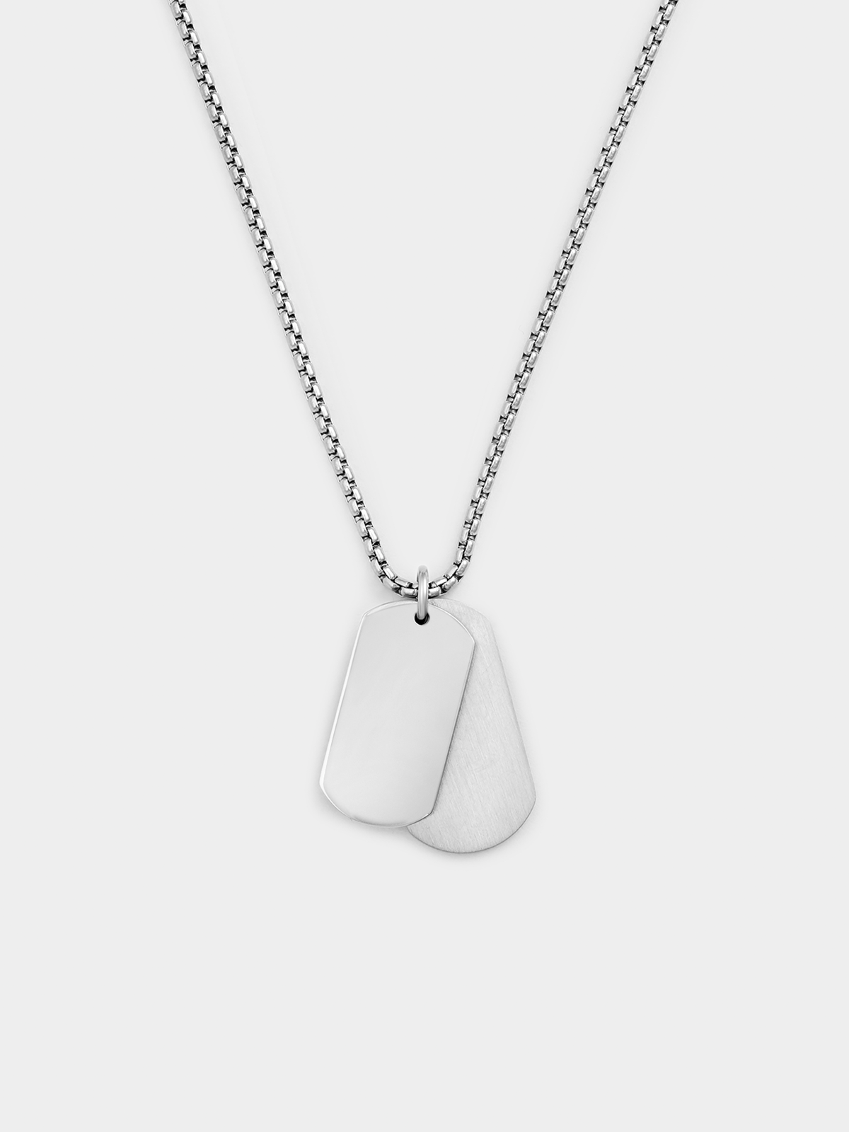 Tempo Jewellery Stainless Steel Mini Dog Tags Pendant