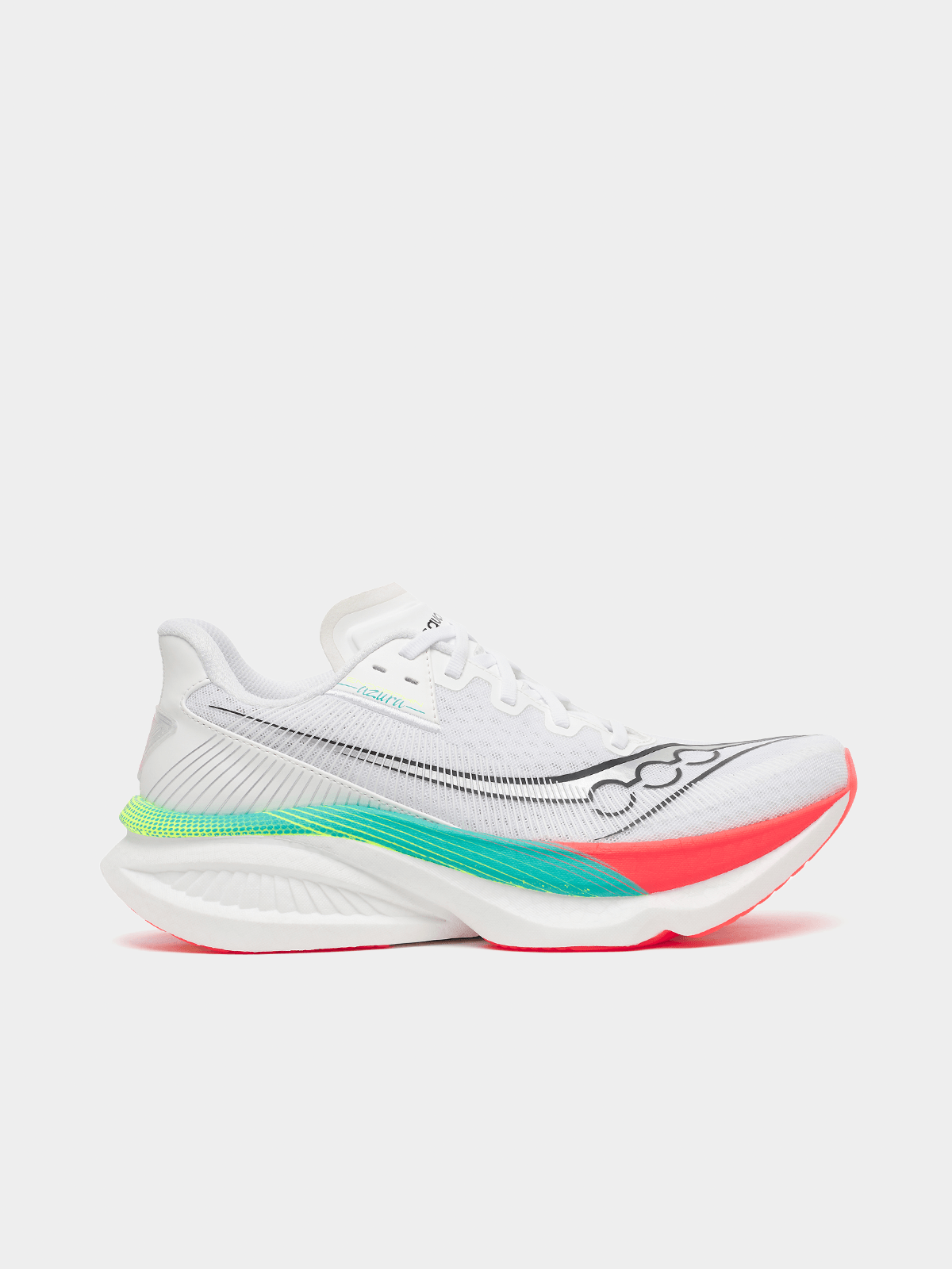 Saucony Mens Endorphin Azura White/Multi Running Shoes