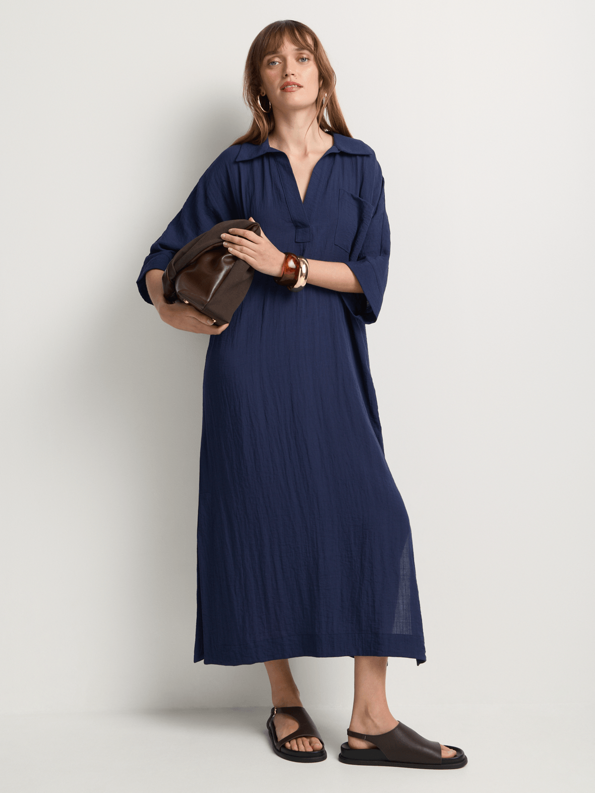 Foschini Women's Navy Midi Tunic Dress
