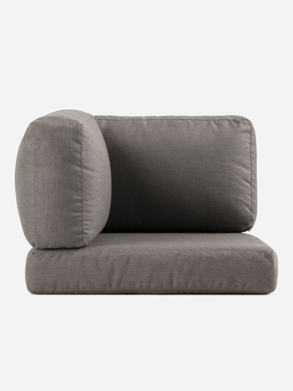 sunbrella corner set of cushion charcoal